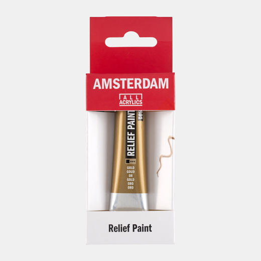 Amsterdam reliefpaint 20ml - 801 Goud