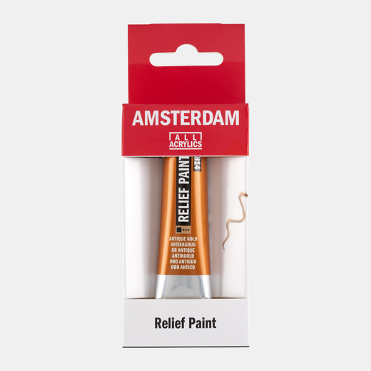 Amsterdam reliefpaint 20ml - 814 antiek goud