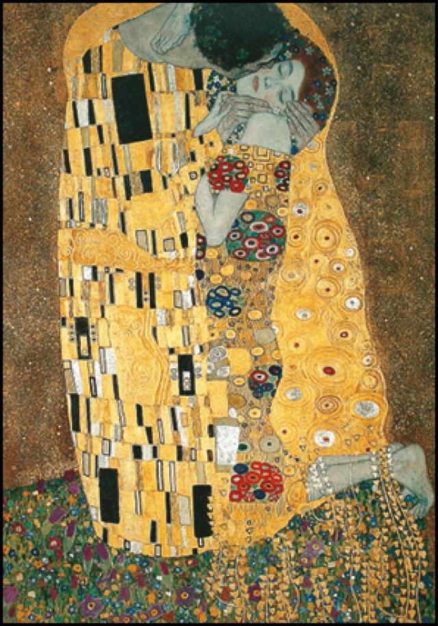 Ansichtkaart PC1135 - De kus - Gustav Klimt