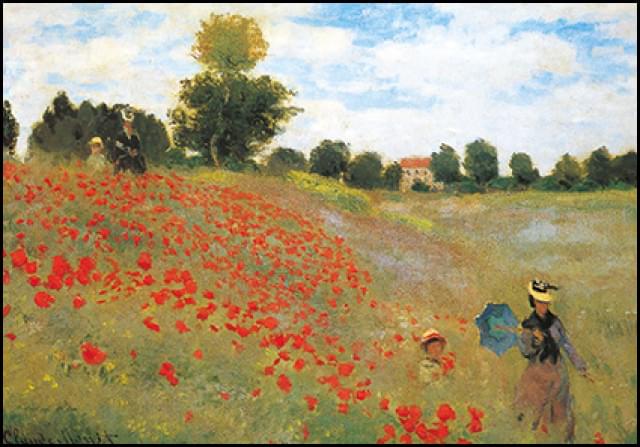 Ansichtkaart PC179 - Papaver - Claude Monet