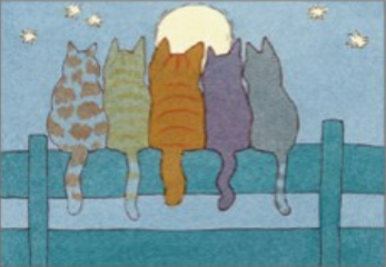 Ansichtkaart PC4551 - Dikkie Dik Katten