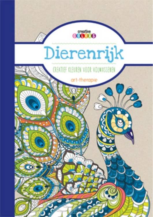 Art therapie, Dierenrijk Creatief kleuren voor volwassenen