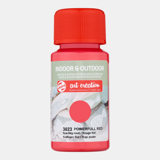 ArtCreation binnen & buiten 50ml - 3023 krachtig rood