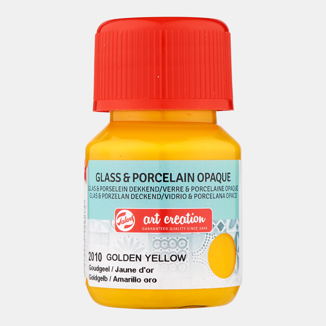 ArtCreation Glass & Porcelain 2010 golden yellow opaque