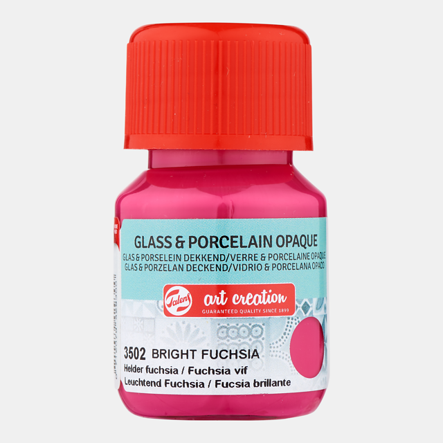 ArtCreation Glass & Porcelain 3502 bright fuchsia