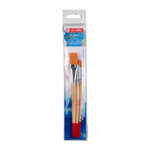 ArtCreation penselen filament - set 1x plat & 2x rond