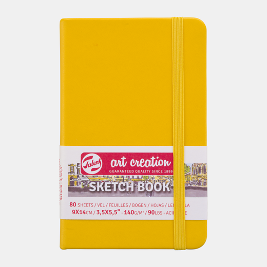 ArtCreation schetsboek golden yellow - 9 x 14