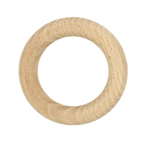 Beukenhouten ring - 1 stuk - 80x14mm