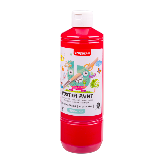 Bruynzeel plakkaatverf 500ml - 300 rood