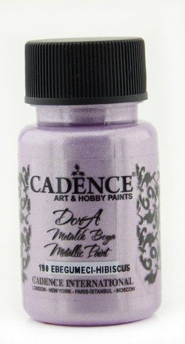 Cadence dora metallic verf 50ml - 190 hibiscus