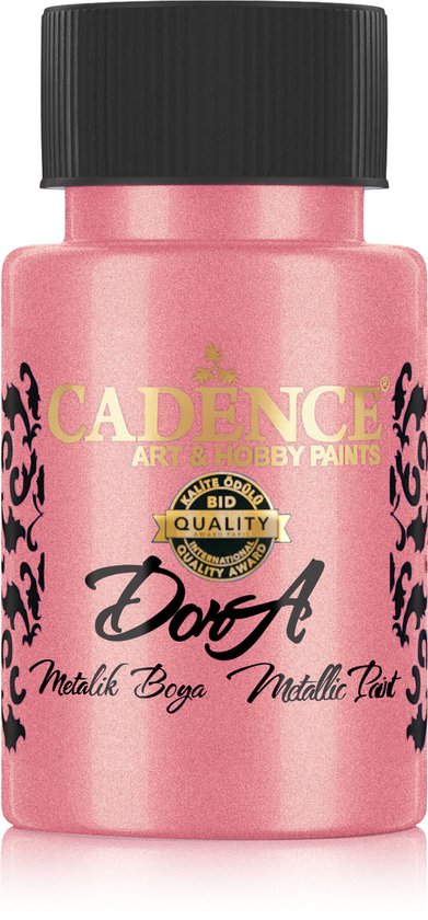 Cadence dora metallic verf 50ml - 196 pink sorbet