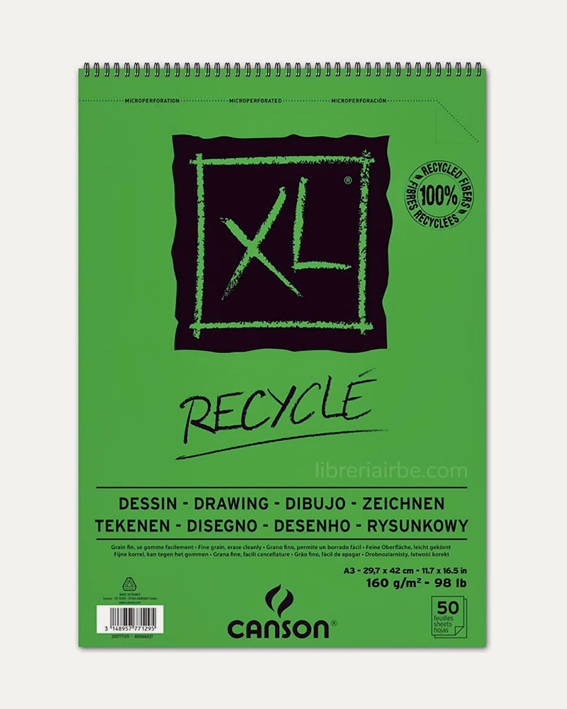 Canson XL Recycled A3 160gr 50vel