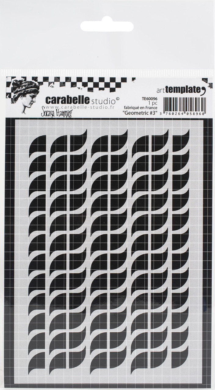 Carabelle studio sjabloon A6 - geometric #3