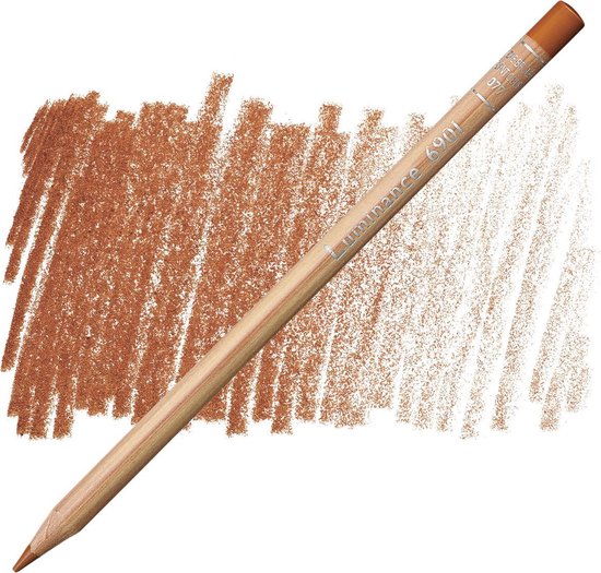 Caran d'ache luminance - 077 burnt ochre