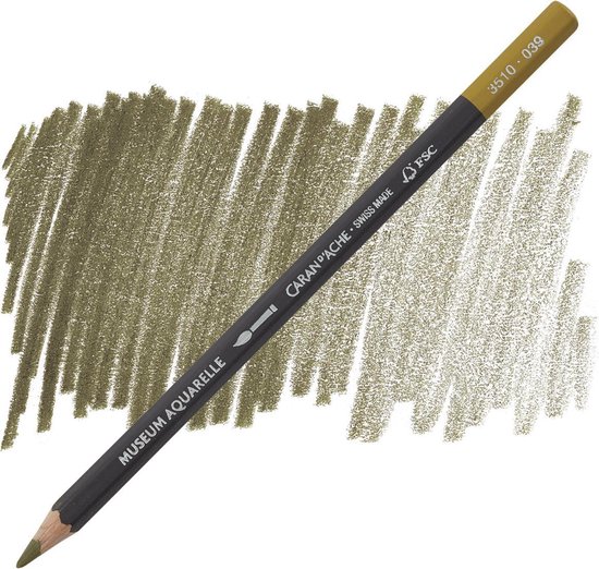 Caran d'Ache museum aquarelle 039 - olive brown