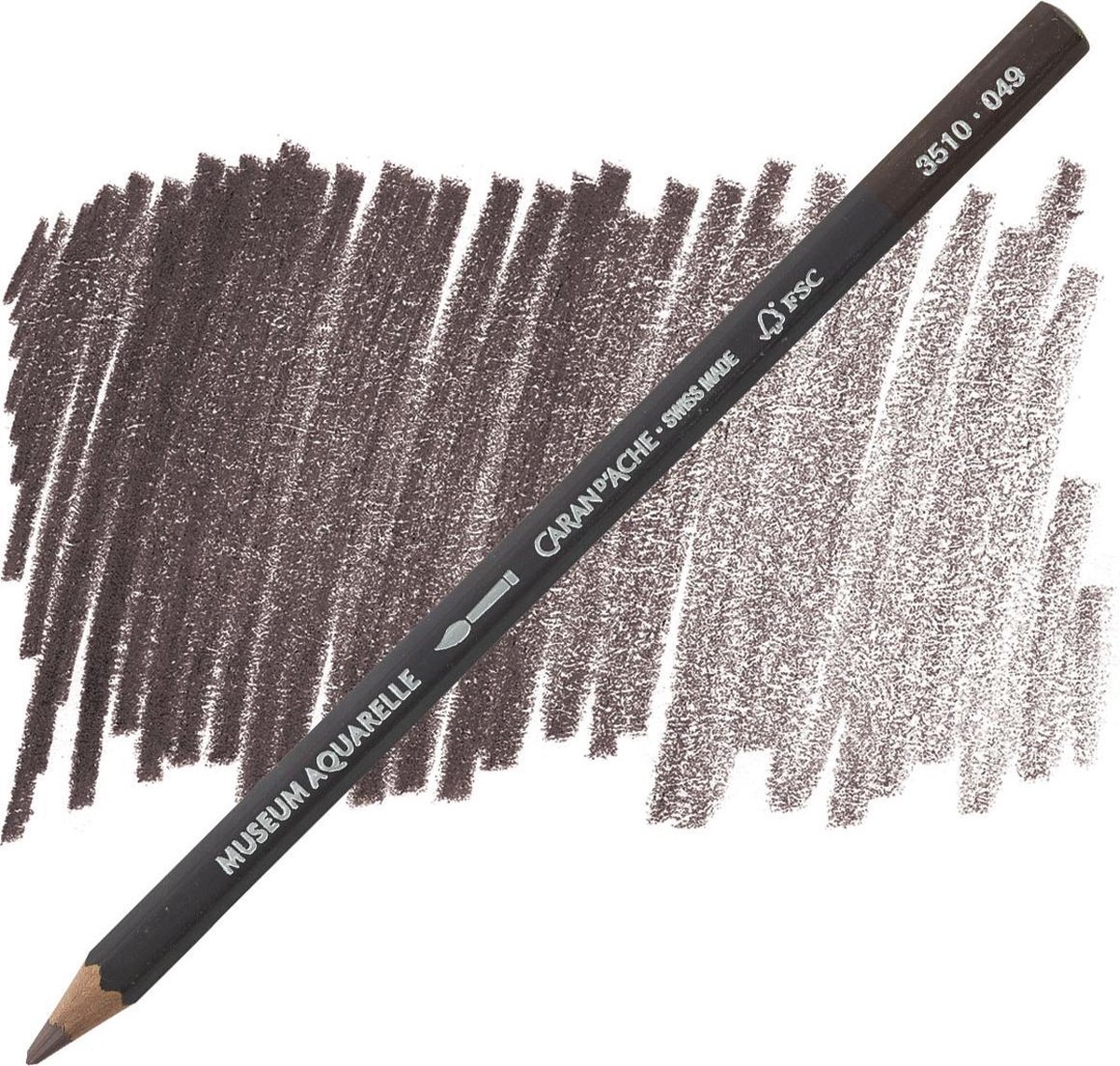 Caran d'Ache museum aquarelle 049 - raw umber