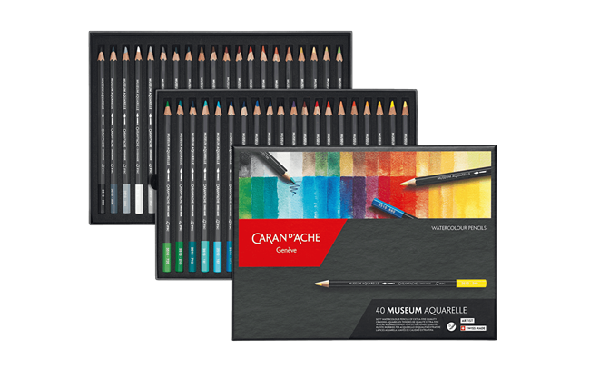 Caran d'ache museum aquarelle set 40