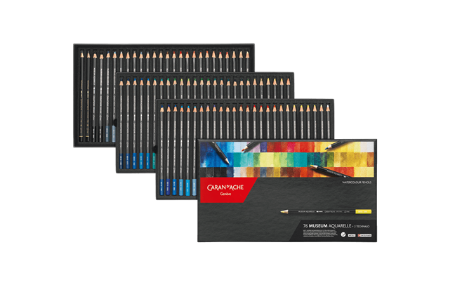 Caran d'ache museum aquarelle set 76