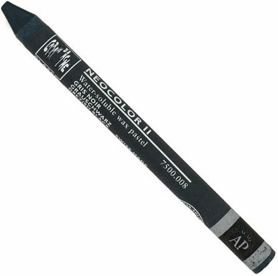 Caran d'ache neocolor 2 - 008 greyish black