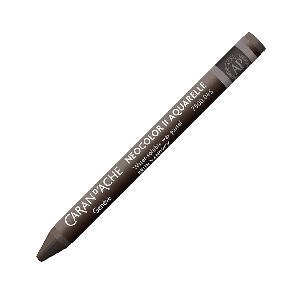 Caran d'ache neocolor 2 - 045 vandycke brown