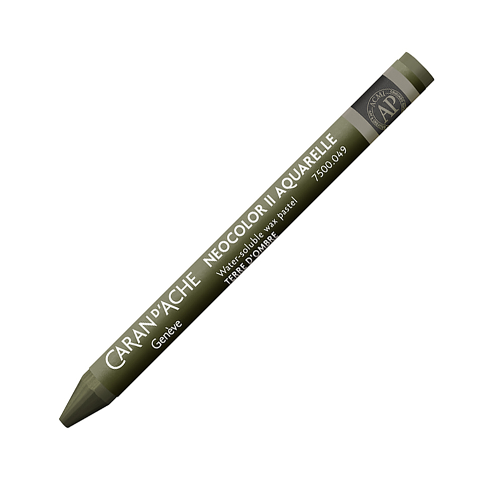 Caran d'ache neocolor 2 - 049 raw umber