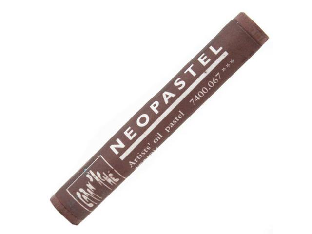 Caran d'ache neopastel - 067 mahogany