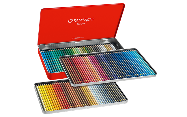 Caran d'Ache Pablo 120 in houten kist