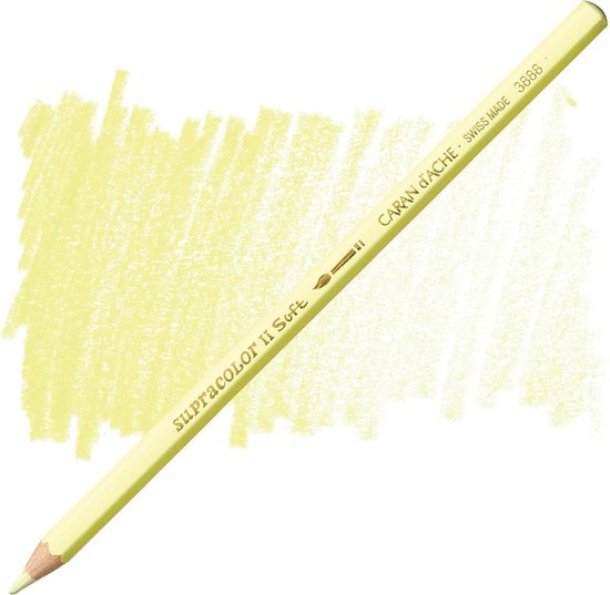 Caran d'ache supracolor soft 011 lichtgeel
