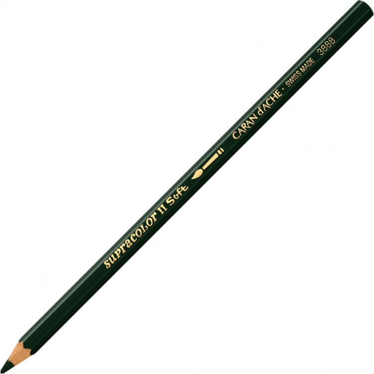 Caran d'ache supracolor soft 019 olijfgroen