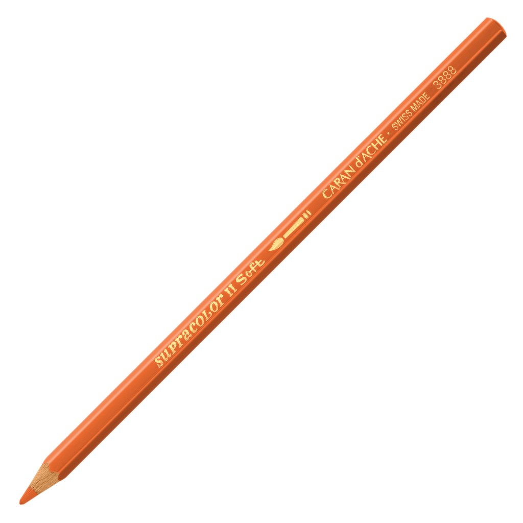 Caran d'ache supracolor soft 040 rood oranje