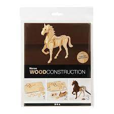 CCHobby 3D houten puzzel - paard