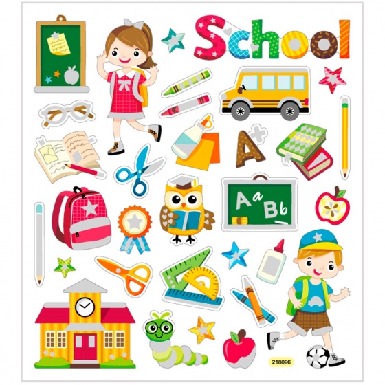 CCHobby stickers – school