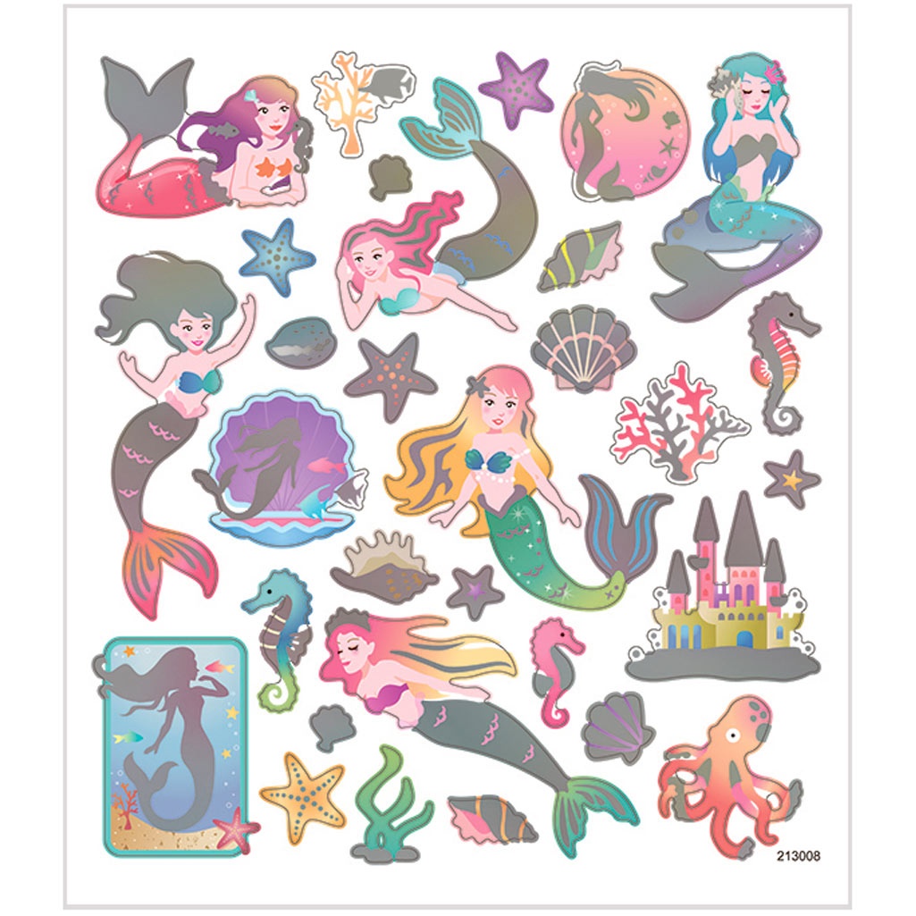 CCHobby stickers - zeemeerminnen