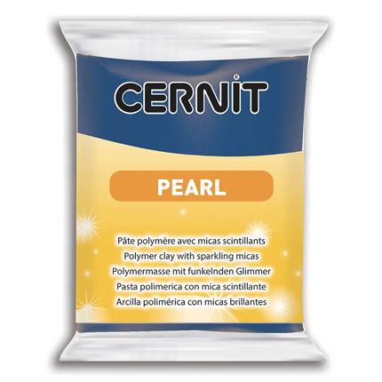 Cernit pearl - blauw 56gr