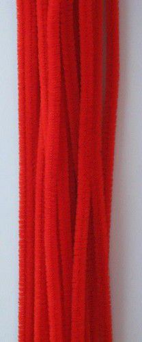 Chenille 6mm x 30cm 20 stuks - bruin