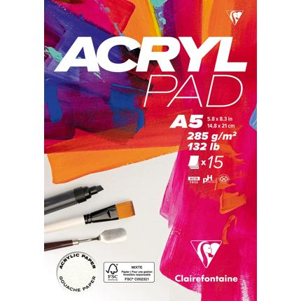 Clairefontaine acrylpad - 285gr A5