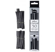 Coates Houtskool kort assorti 30 stuks 3 - 12mm