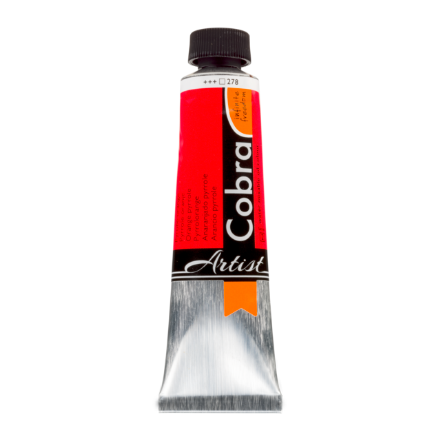 Cobra artist 40ml S3 - 278 pyrrole oranje