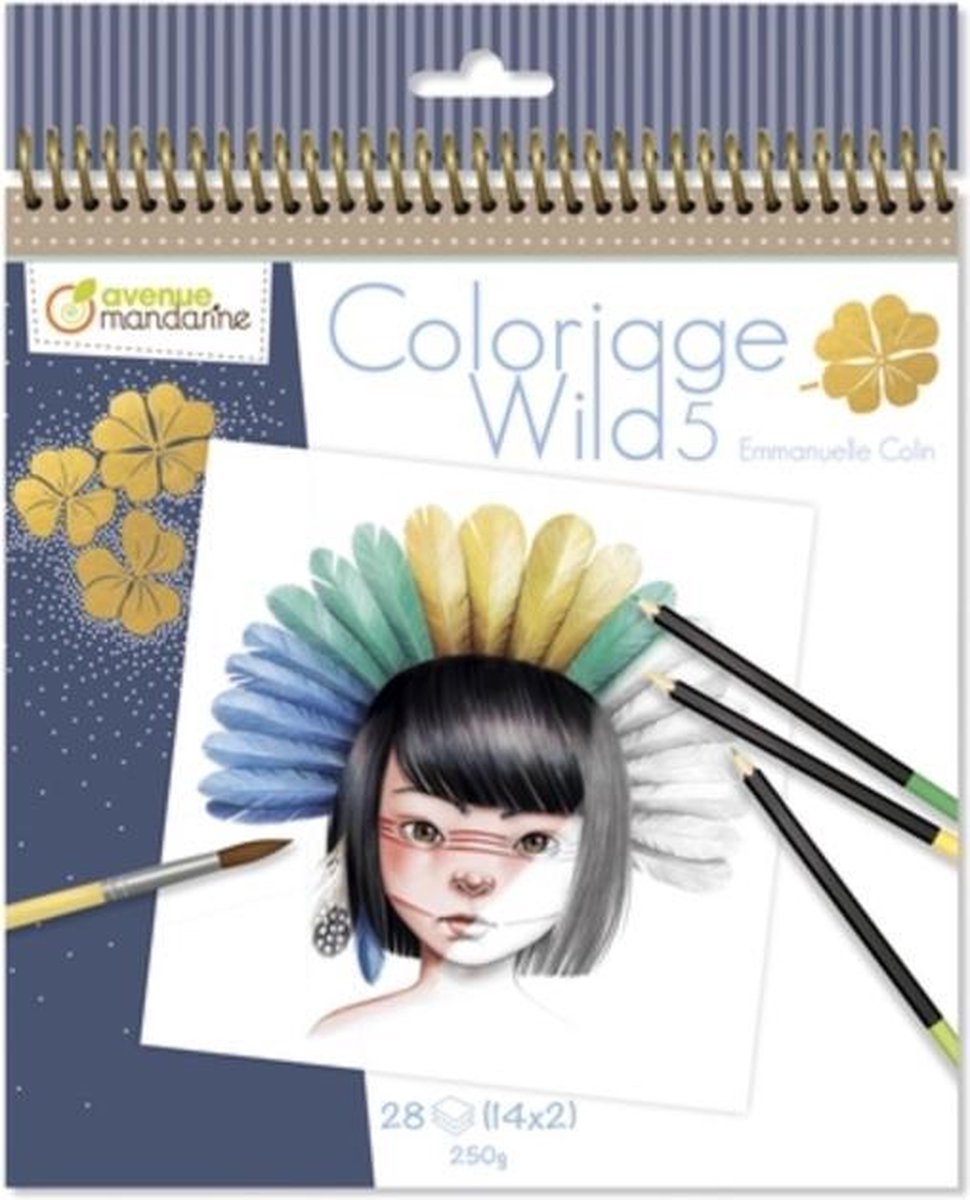 Coloriage Wild 5, Emmanuelle Colin