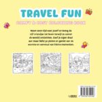 Comfy & cosy colouring book, travel fun, Eefje Halters