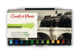 Conte a Paris carre 12 landschap kleuren