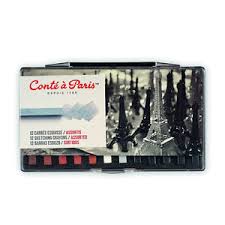 Conte a Paris carre 12 schets kleuren