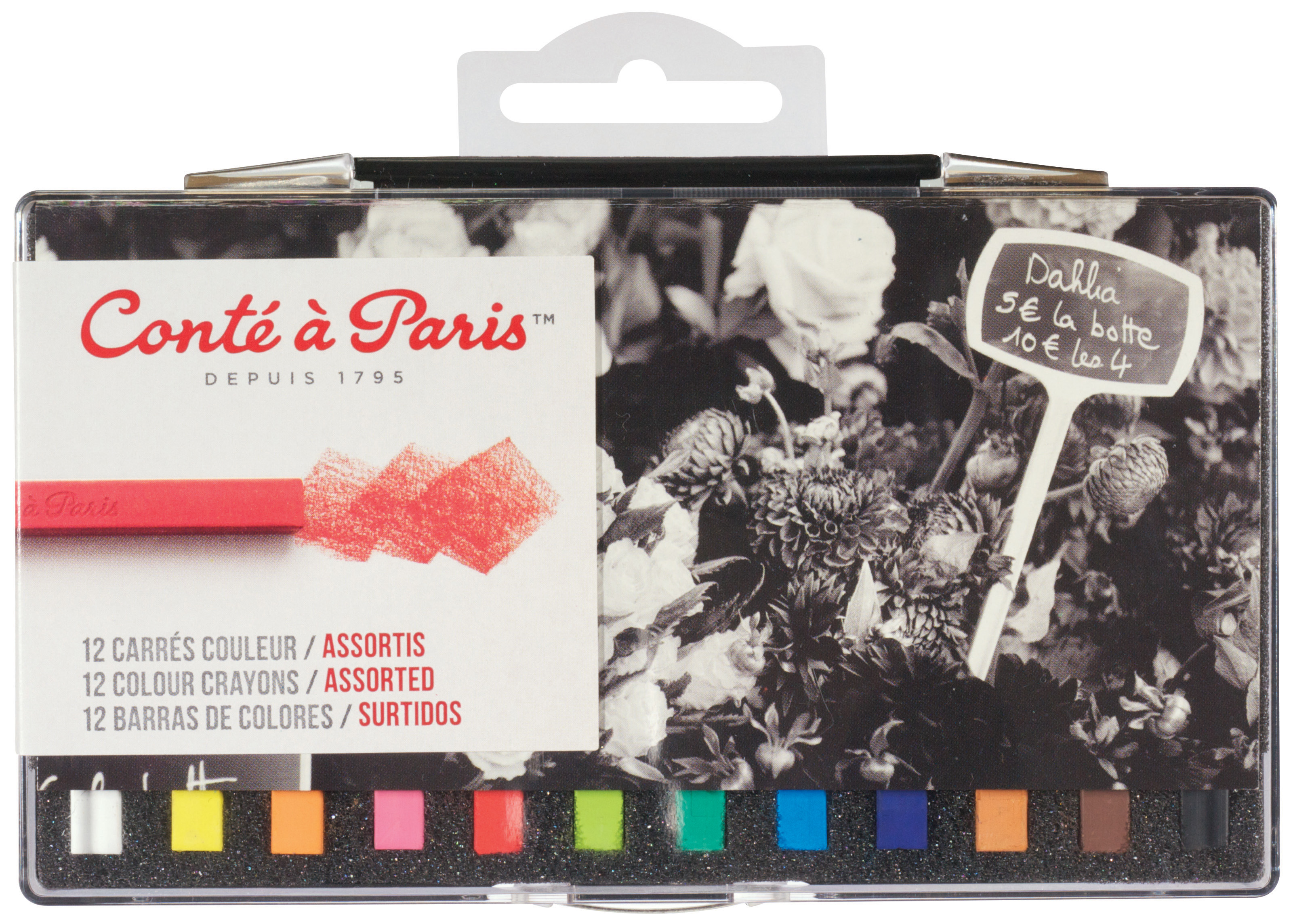 Conte   Paris carre 12 assorti kleuren
