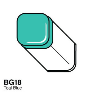 Copic marker BG18 teal blue