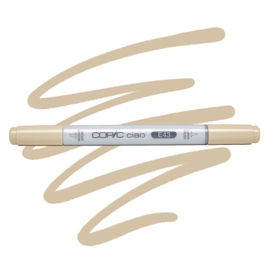 Copic marker ciao E43 dull ivory