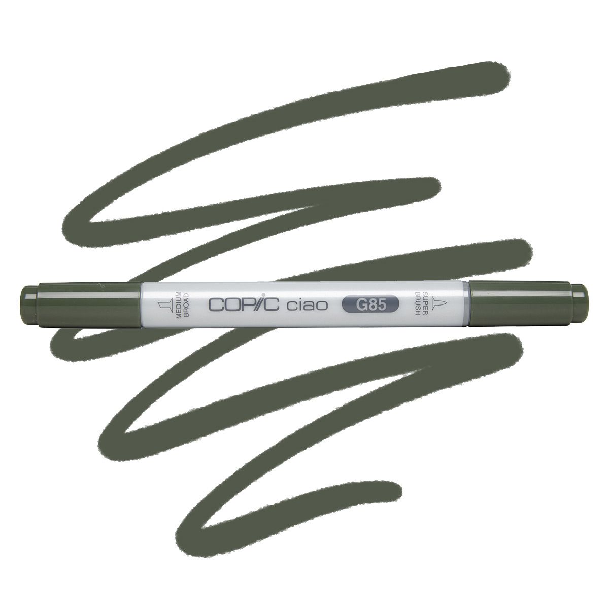 Copic marker ciao G85 verdigris