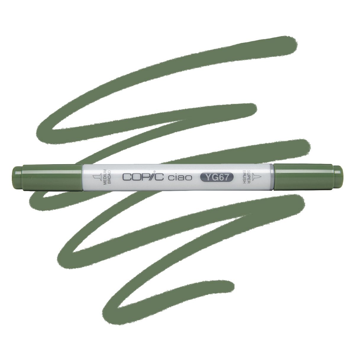 Copic marker ciao YG67 moss