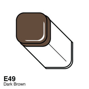 Copic marker E49 dark bark