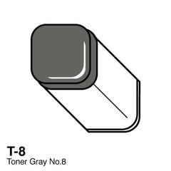 Copic marker T8 toner gray no. 8