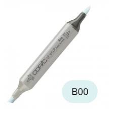 Copic sketch B00 frost blue